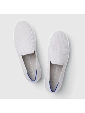 Rothy’s the Sneaker Slip On in Salt Honeycomb Size 8.5